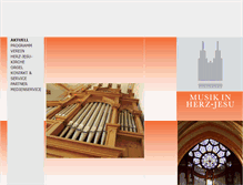 Tablet Screenshot of musikinherzjesu.at